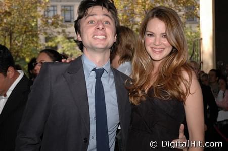 Zach Braff and Jacinda Barrett at The Last Kiss premiere | 31st Toronto International Film Festival