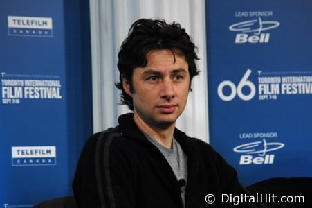 Zach Braff at The Last Kiss press conference | 31st Toronto International Film Festival