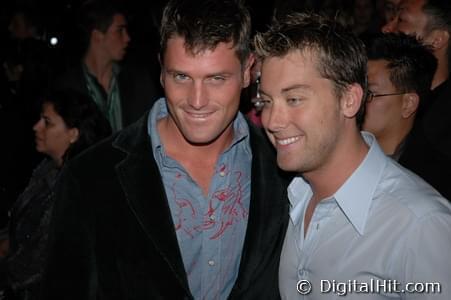 Reichen Lehmkuhl and Lance Bass | El Cantante premiere | 31st Toronto International Film Festival