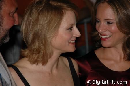 Joel Silver, Jodie Foster and Susan Downey at The Brave One premiere | 32nd Toronto International Film Festival