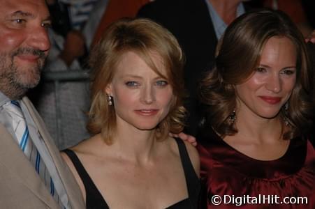 Joel Silver, Jodie Foster and Susan Downey at The Brave One premiere | 32nd Toronto International Film Festival