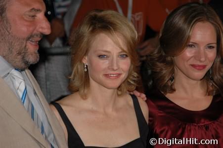 Joel Silver, Jodie Foster and Susan Downey at The Brave One premiere | 32nd Toronto International Film Festival