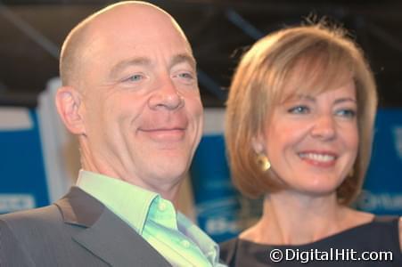 J.K. Simmons and Allison Janney | Juno press conference | 32nd Toronto International Film Festival