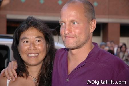 Laura Louie and Woody Harrelson | No Country for Old Men premiere | 32nd Toronto International Film Festival