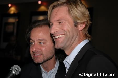 Photo: Picture of Fisher Stevens and Aaron Eckhart | Bill premiere | 32nd Toronto International Film Festival tiff07-4c-0421.jpg