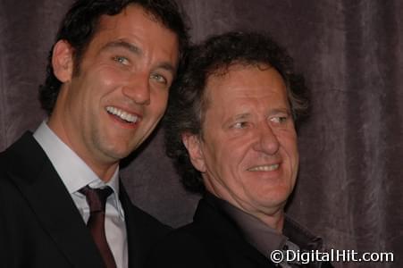 Clive Owen and Geoffrey Rush | Elizabeth: The Golden Age premiere | 32nd Toronto International Film Festival