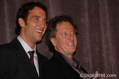 Clive Owen and Geoffrey Rush | Elizabeth: The Golden Age premiere | 32nd Toronto International Film Festival