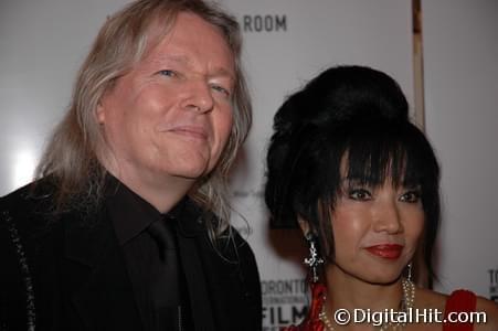 Christopher Hampton and Tiana Silliphant | Atonement premiere | 32nd Toronto International Film Festival