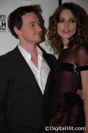 James McAvoy and Keira Knightley | Atonement premiere | 32nd Toronto International Film Festival