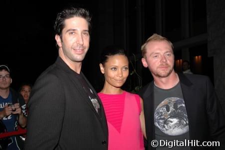 David Schwimmer, Thandie Newton and Simon Pegg | Run, Fat Boy, Run premiere | 32nd Toronto International Film Festival