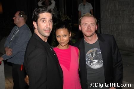 David Schwimmer, Thandie Newton and Simon Pegg | Run, Fat Boy, Run premiere | 32nd Toronto International Film Festival