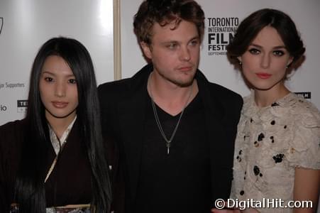 Sei Ashina, Michael Pitt and Keira Knightley | Silk premiere | 32nd Toronto International Film Festival