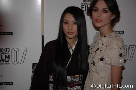 Sei Ashina and Keira Knightley | Silk premiere | 32nd Toronto International Film Festival