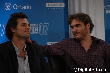 Mark Ruffalo and Joaquin Phoenix | Reservation Road press conference | 32nd Toronto International Film Festival