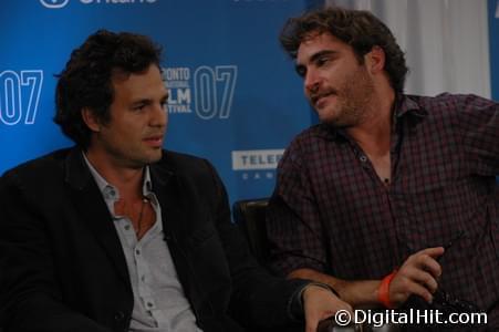 Mark Ruffalo and Joaquin Phoenix | Reservation Road press conference | 32nd Toronto International Film Festival