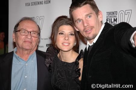 Sidney Lumet, Marisa Tomei and Ethan Hawke | Before the Devil Knows You’re Dead premiere | 32nd Toronto International Film Festival