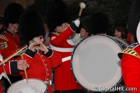 Marching band at Passchendaele premiere Copyright 2008 DigitalHit.com