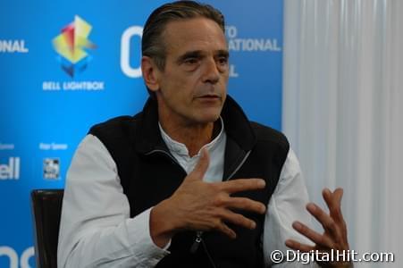 Jeremy Irons | Appaloosa press conference | 33rd Toronto International Film Festival