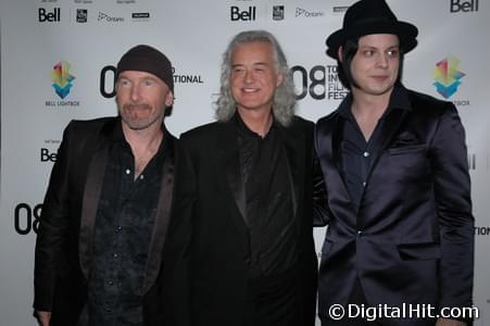 Dave “The Edge” Evans, Jimmy Page and Jack White | It Might Get Loud premiere | 33rd Toronto International Film Festival