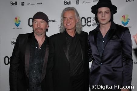 Dave “The Edge” Evans, Jimmy Page and Jack White | It Might Get Loud premiere | 33rd Toronto International Film Festival