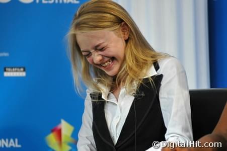 Dakota Fanning at The Secret Life of Bees press conference | 33rd Toronto International Film Festival