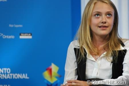 Dakota Fanning at The Secret Life of Bees press conference | 33rd Toronto International Film Festival