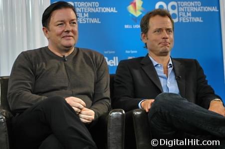 Ricky Gervais and Greg Kinnear | Ghost Town press conference | 33rd Toronto International Film Festival