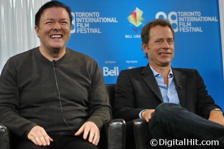 Ricky Gervais and Greg Kinnear | Ghost Town press conference | 33rd Toronto International Film Festival