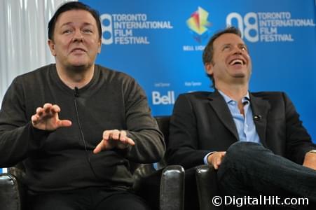 Ricky Gervais and Greg Kinnear | Ghost Town press conference | 33rd Toronto International Film Festival