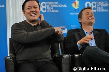 Ricky Gervais and Greg Kinnear | Ghost Town press conference | 33rd Toronto International Film Festival