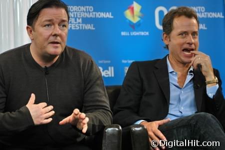 Ricky Gervais and Greg Kinnear | Ghost Town press conference | 33rd Toronto International Film Festival