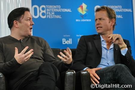 Ricky Gervais and Greg Kinnear | Ghost Town press conference | 33rd Toronto International Film Festival