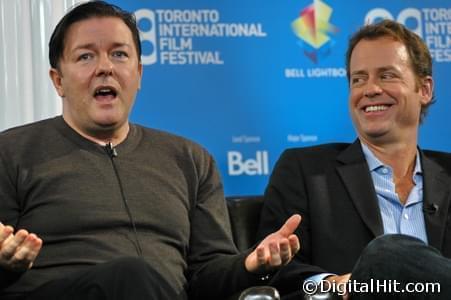 Ricky Gervais and Greg Kinnear | Ghost Town press conference | 33rd Toronto International Film Festival