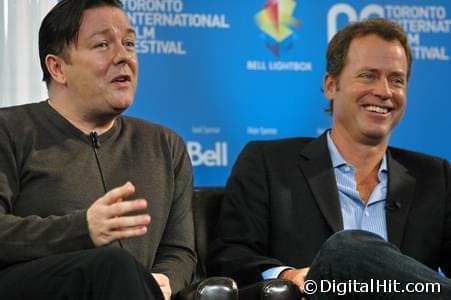 Ricky Gervais and Greg Kinnear | Ghost Town press conference | 33rd Toronto International Film Festival