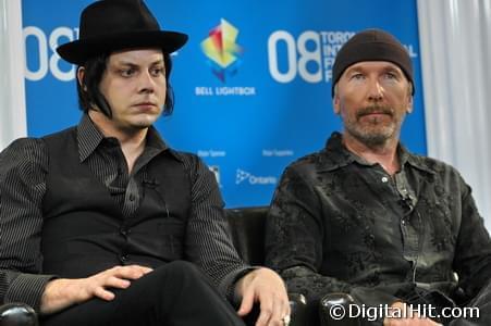 Jack White and Dave “The Edge” Evans | It Might Get Loud press conference | 33rd Toronto International Film Festival