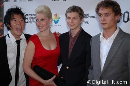 Aaron Yoo, Ari Graynor, Michael Cera and Rafi Gavron | Nick and Norah’s Infinite Playlist premiere | 33rd Toronto International Film Festival