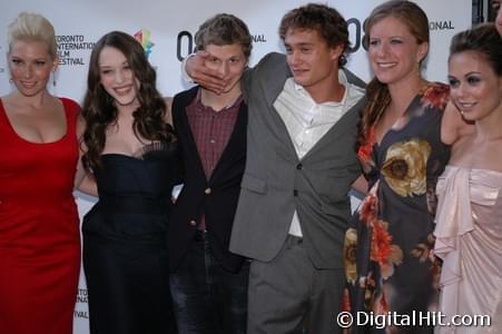 Photo: Picture of Ari Graynor, Kat Dennings, Michael Cera, Rafi Gavron, Kerry Kohansky and Alexis Dziena | Nick and Norah's Infinite Playlist premiere | 33rd Toronto International Film Festival tiff08-c-d3-0543.jpg