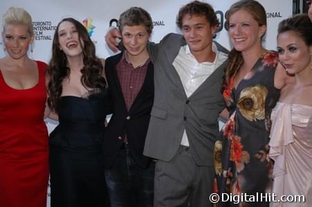 Ari Graynor, Kat Dennings, Michael Cera, Rafi Gavron, Kerry Kohansky and Alexis Dziena | Nick and Norah’s Infinite Playlist premiere | 33rd Toronto International Film Festival