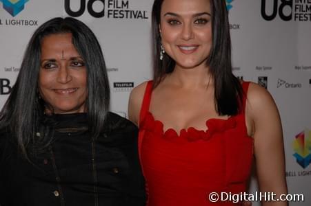 Deepa Mehta and Preity Zinta | Heaven on Earth premiere | 33rd Toronto International Film Festival