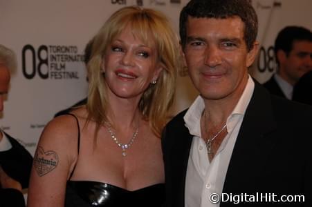 Melanie Griffith and Antonio Banderas at The Other Man premiere | 33rd Toronto International Film Festival