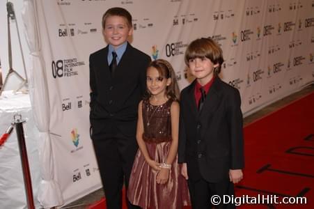 Brandon Bailey, Kristen Bough and Preston Bailey | Nothing But the Truth premiere | 33rd Toronto International Film Festival