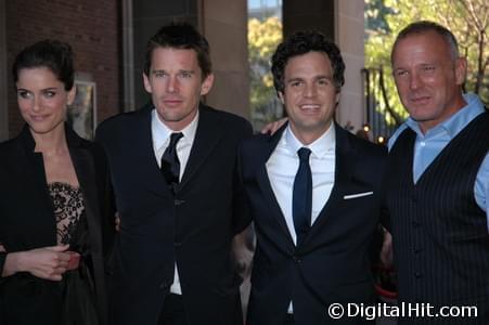 Photo: Picture of Amanda Peet, Ethan Hawke, Mark Ruffalo and Brian Goodman | What Doesn't Kill You premiere | 33rd Toronto International Film Festival tiff08-c-d7-0310.jpg