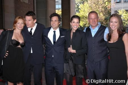 Photo: Picture of Angela Featherstone, Ethan Hawke, Mark Ruffalo, Amanda Peet, Brian Goodman and Lindsey McKeon | What Doesn't Kill You premiere | 33rd Toronto International Film Festival tiff08-c-d7-0331.jpg