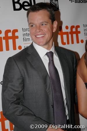 Matt Damon at The Informant! premiere | 34th Toronto International Film Festival