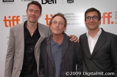 Peter Straughan, Jon Ronson and Paul Lister at The Men Who Stare at Goats premiere | 34th Toronto International Film Festival