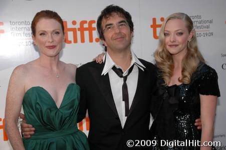 Julianne Moore, Atom Egoyan and Amanda Seyfried | Chloe premiere | 34th Toronto International Film Festival