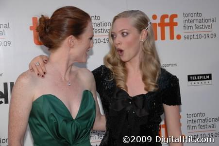 Julianne Moore and Amanda Seyfried | Chloe premiere | 34th Toronto International Film Festival