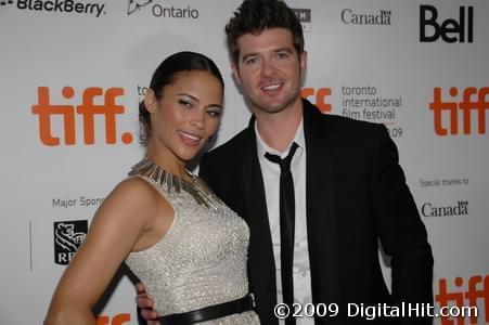 Paula Patton and Robin Thicke