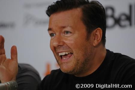 Ricky Gervais at The Invention of Lying press conference | 34th Toronto International Film Festival