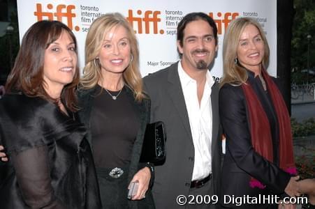 Olivia Harrison, Marjorie Bach, Gian Andrea Gregorini and Barbara Bach | Tanner Hall premiere | 34th Toronto International Film Festival